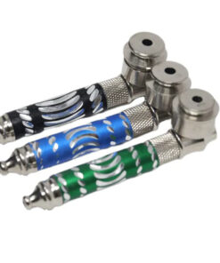 3.5" Die-Cut Metal Pipe - Assorted Colour