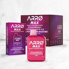 ARRØ MAX – Strawberry Pomegranate Ice (5,000 Puffs) Plant Powered Aromatherapy Device