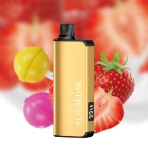 alibarbar 9000 puffs vape chupa chups strawberry the vape bar www.thevapebar.com .au .jpg