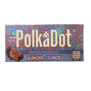 polkadot buncha crunch belgian chocolate bar.webp