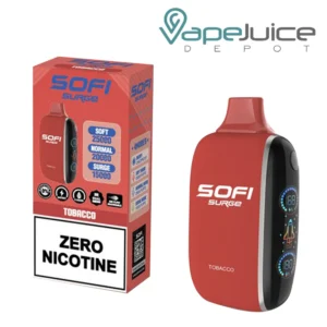 sofi surge 25000 zero nicotine disposable tobacco.webp