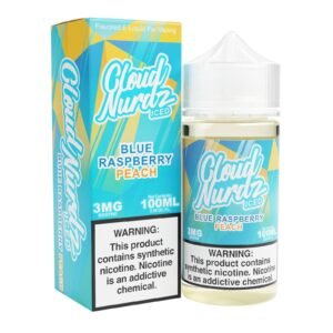 cloud nurdz juice iced peach blue raspberry 100ml synthetic nic vape juice cloud nurdz 32159118819439.jpg