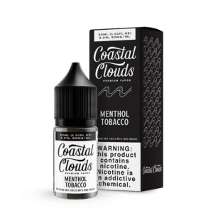 coastal clouds menthol tobacco nic salt vape juice 30ml 50mg.png