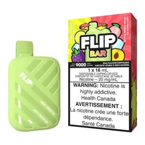 flip bar disposable vape device berry lemon ice and juicy peach ice.jpg