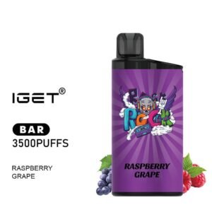 iget bar raspberry grape 3500 puff disposable vape australia the vape bar buy iget vape online 1.jpg