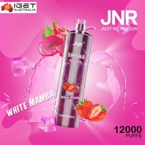 jnr shisha hookah white mamba 12 000 ausvape direct.jpg
