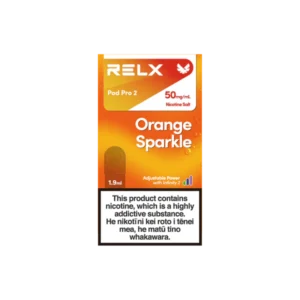 relx infinity2 pod orange sparkle.webp