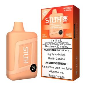 stlth 8k pro disposable vape device peach mango ice.jpg