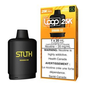 stlth loop 25k e liquid pod pack banana ice.jpg