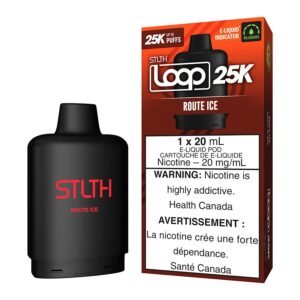 stlth loop 25k e liquid pod pack route ice.jpg