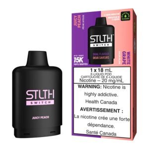 stlth switch e liquid pod pack juicy peach and white grape.jpg