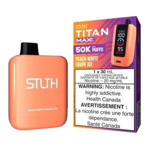 stlth titan max disposable vape device peach white grape ice.jpg