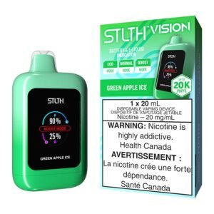 stlth vision disposable vape device green apple ice.jpg