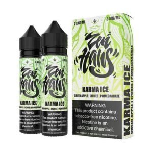 zen haus juice zen haus karma ice green apple lychee pomegranate 120ml vape juice 31906051129455.jpg